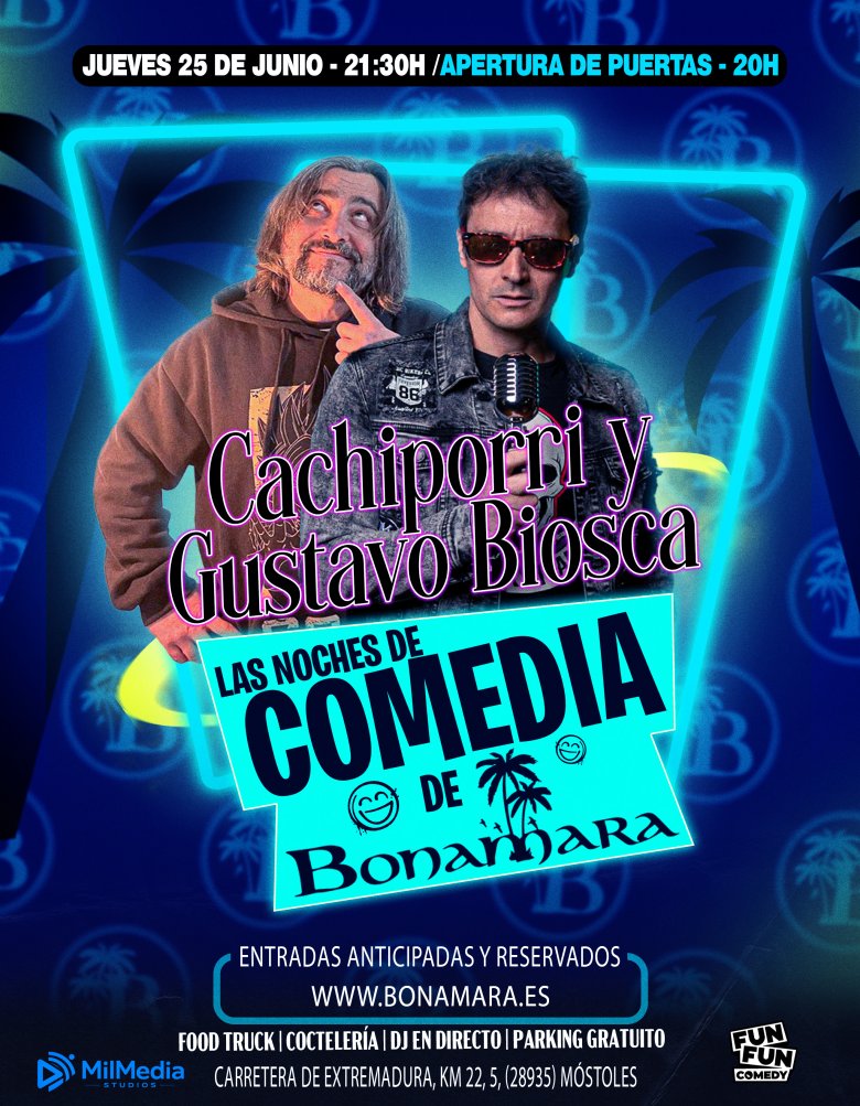 Noches de comedia - Cachiporri y Gustavo Biosca
